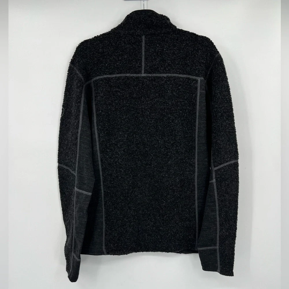 🆕 NWT KÜHL Naturafleece FZ Fleece Jacket Wool Blend Zip Closure Pockets Sz Large - Picture 4 of 14